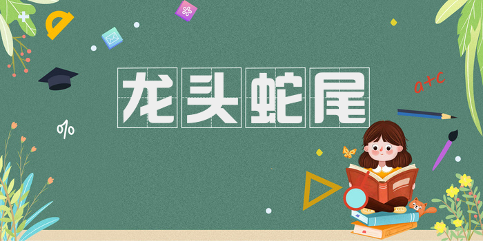 龙头蛇尾