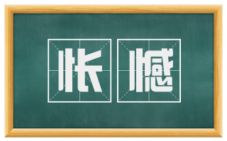 怅憾