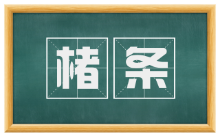 楮条