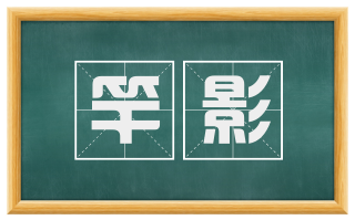 竿影