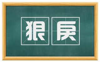 狠戾