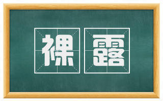 裸露
