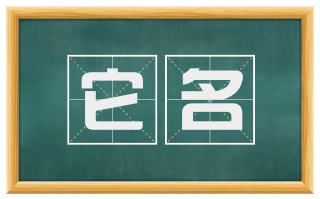 它名