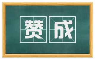 赞成