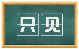 只见