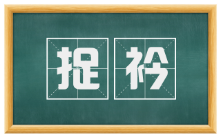 捉衿